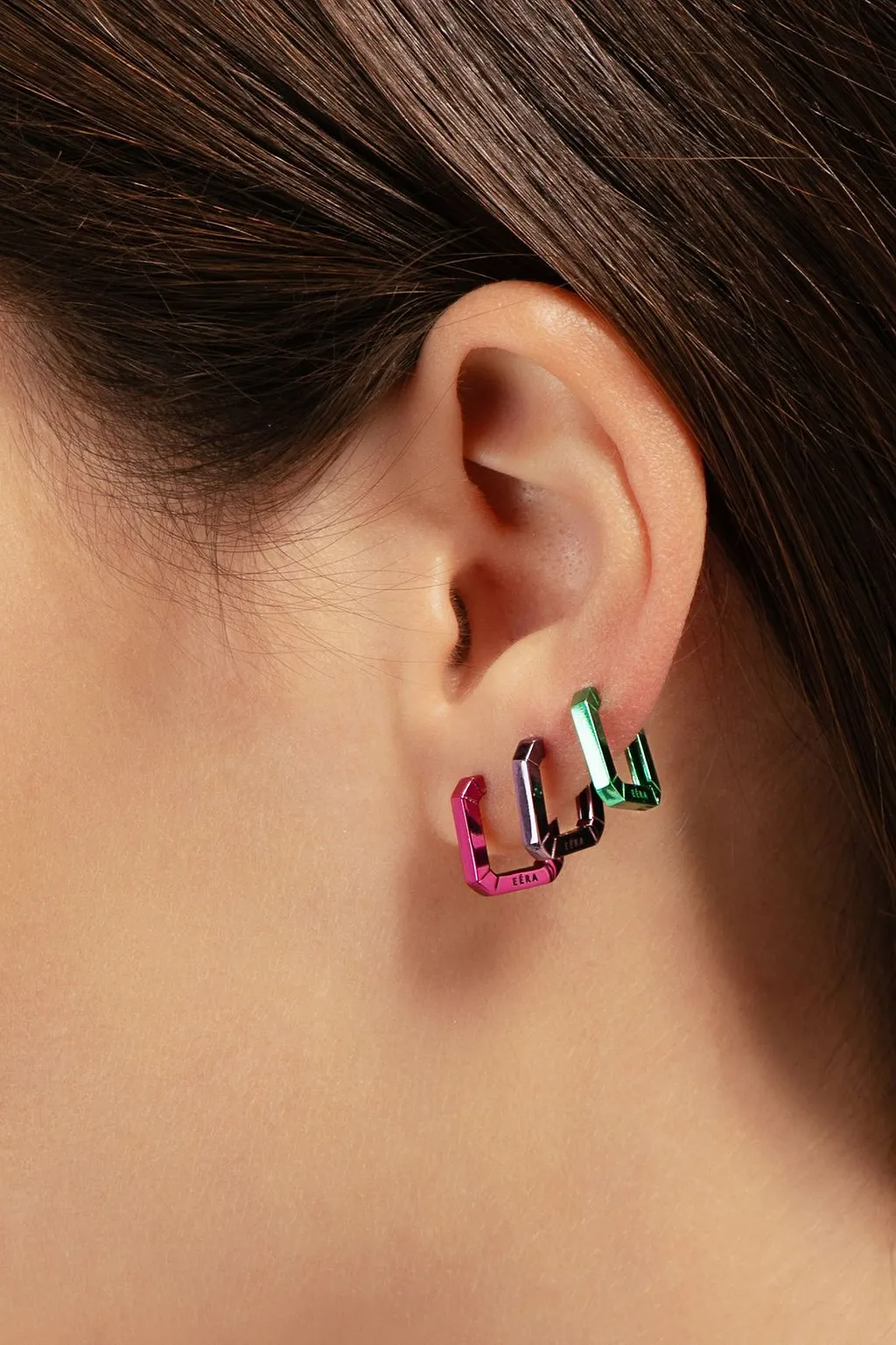 Geometric Hoop Earrings
