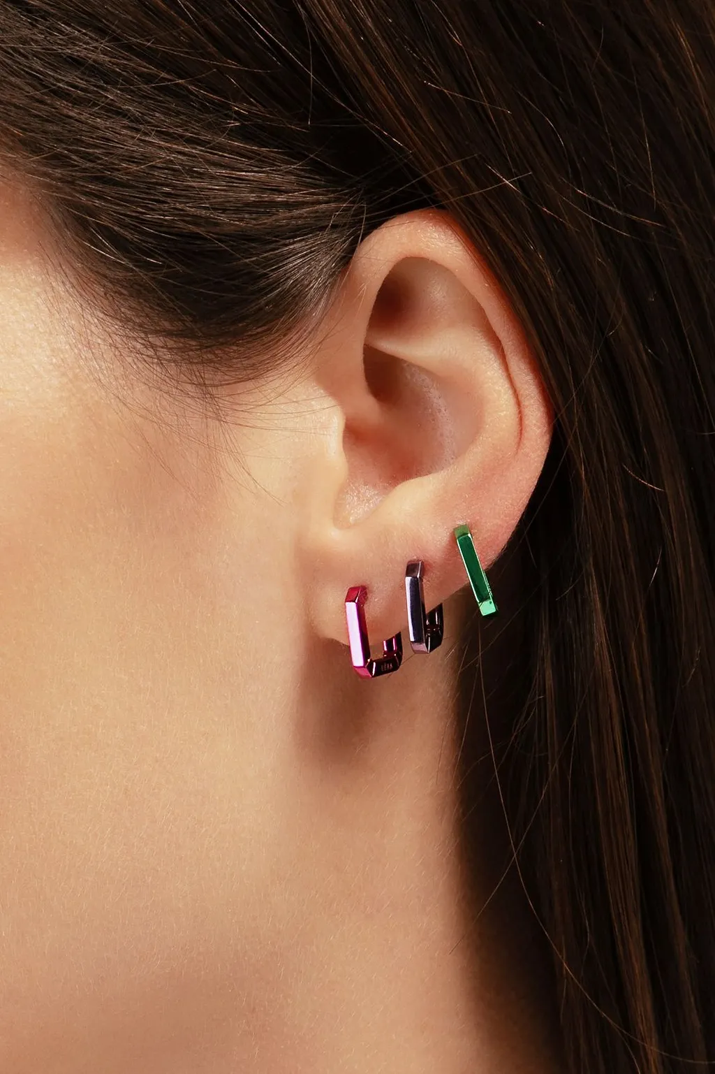 Geometric Hoop Earrings