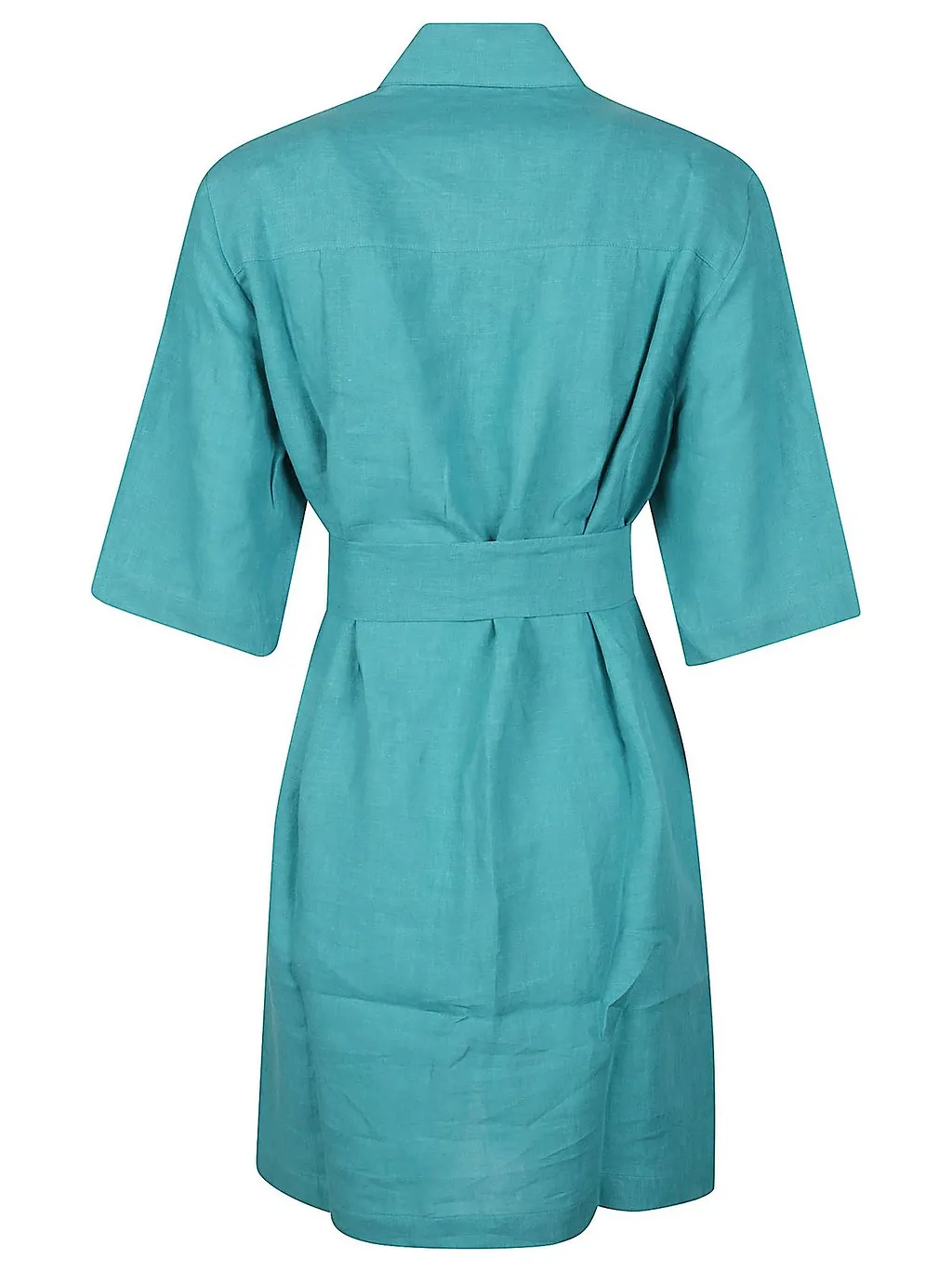 Eres Belted Shirt Mini Dress