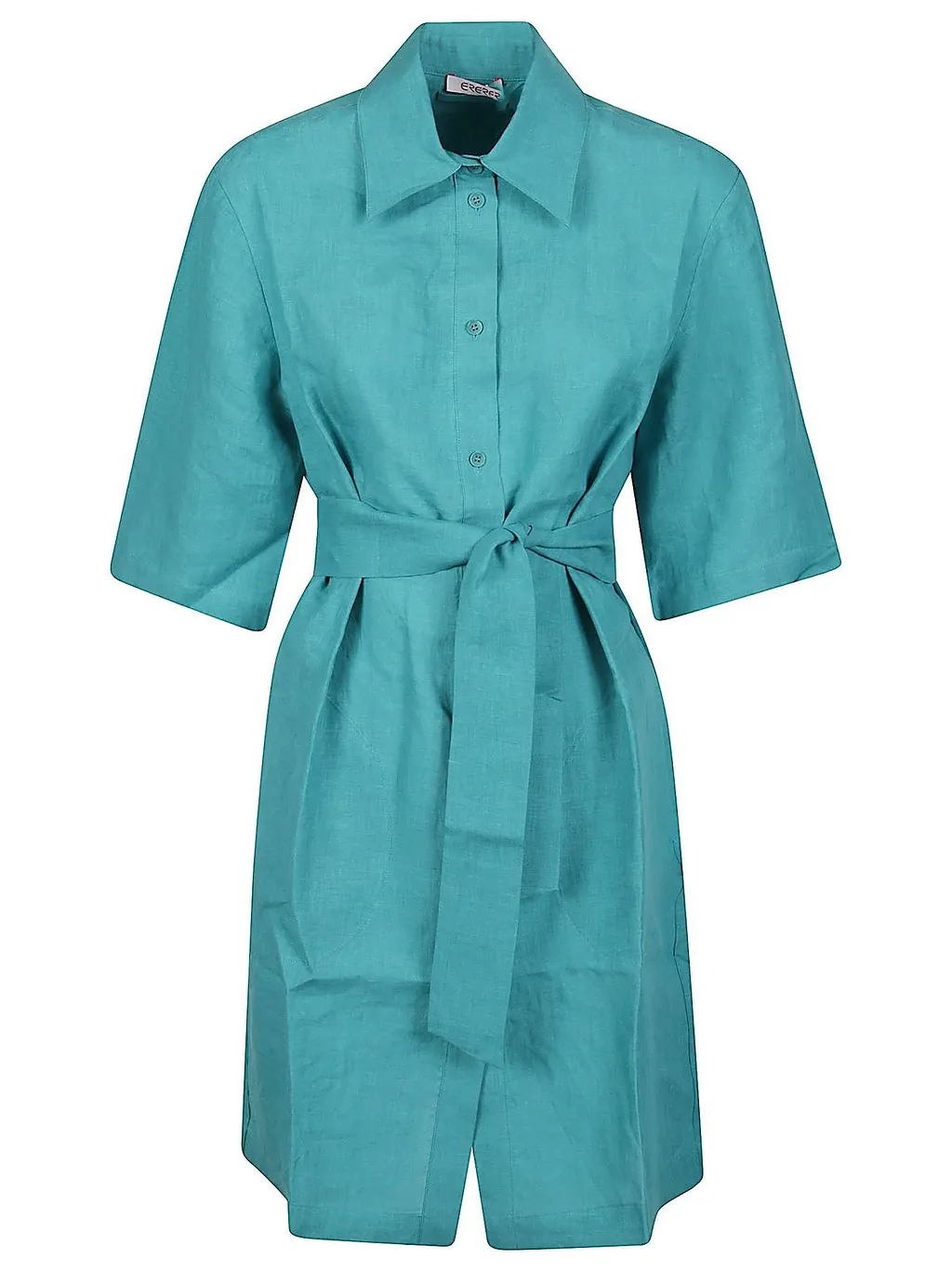 Eres Belted Shirt Mini Dress