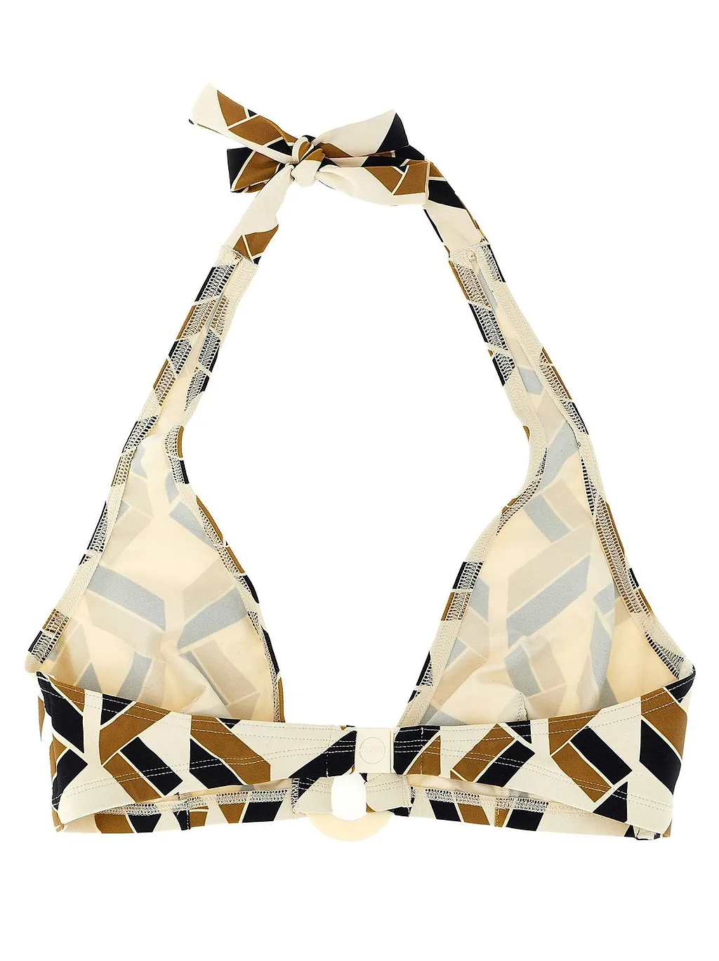 Eres Dimension Geometric Printed Triangle Bikini Top