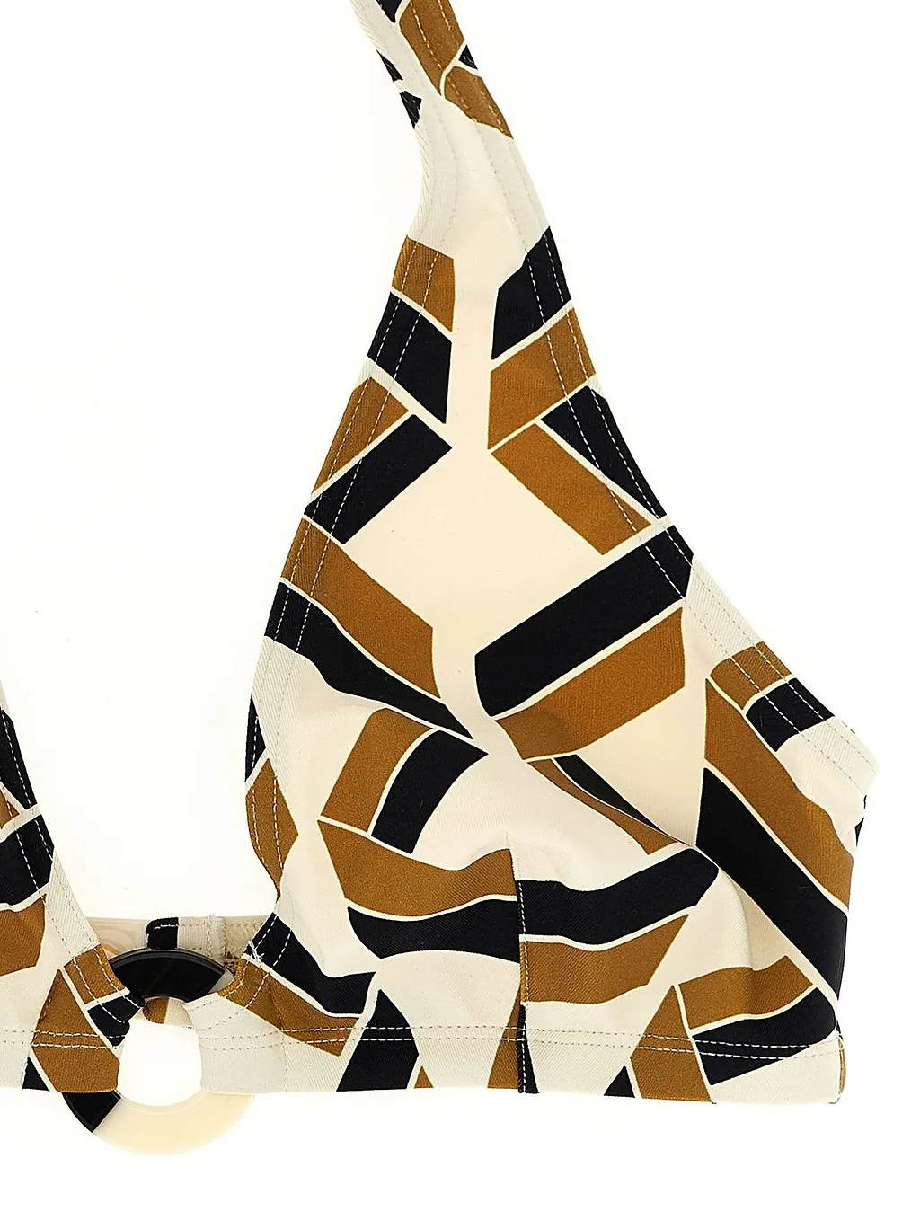 Eres Dimension Geometric Printed Triangle Bikini Top