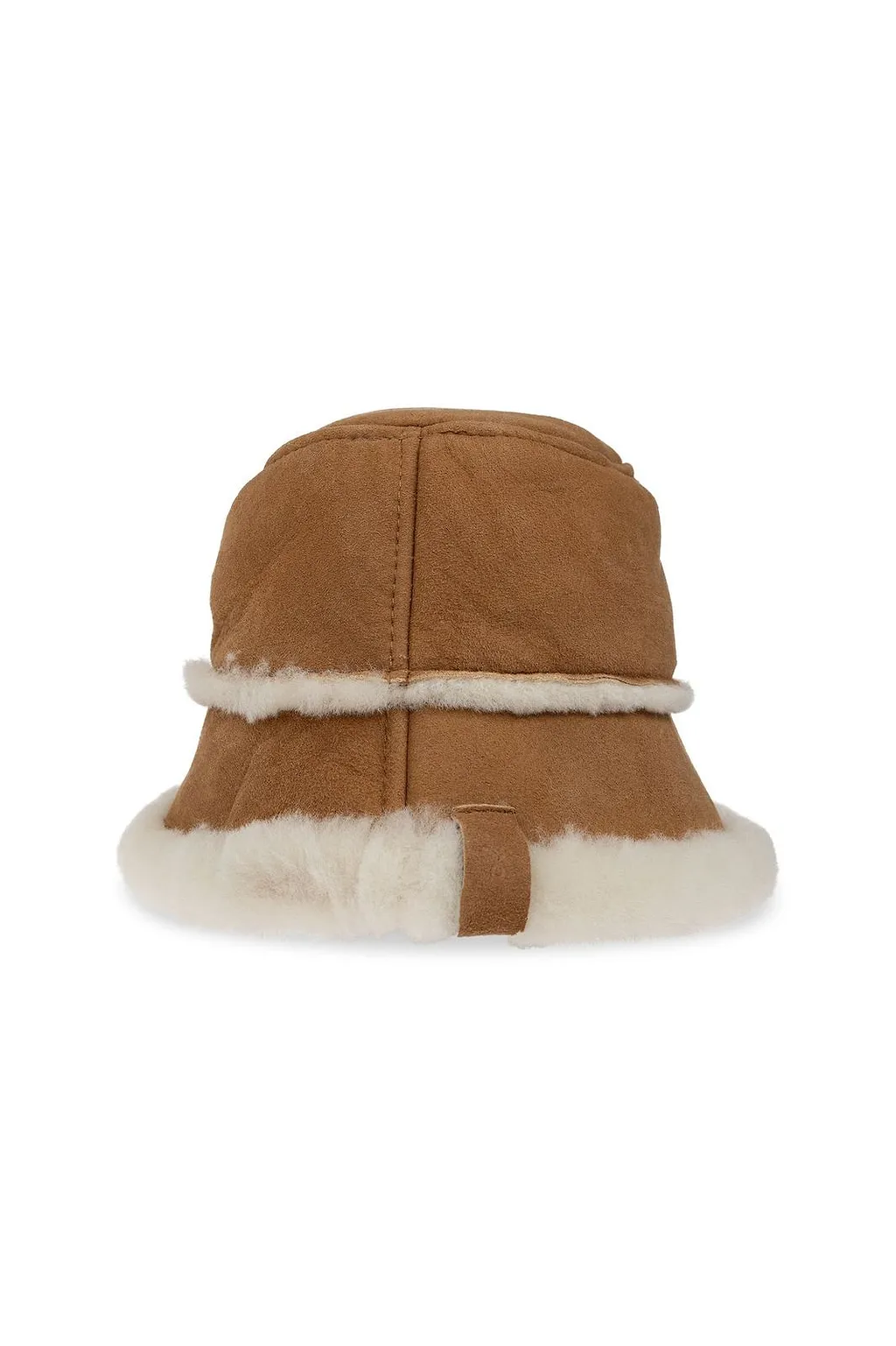 Shearling Trim Bucket Hat