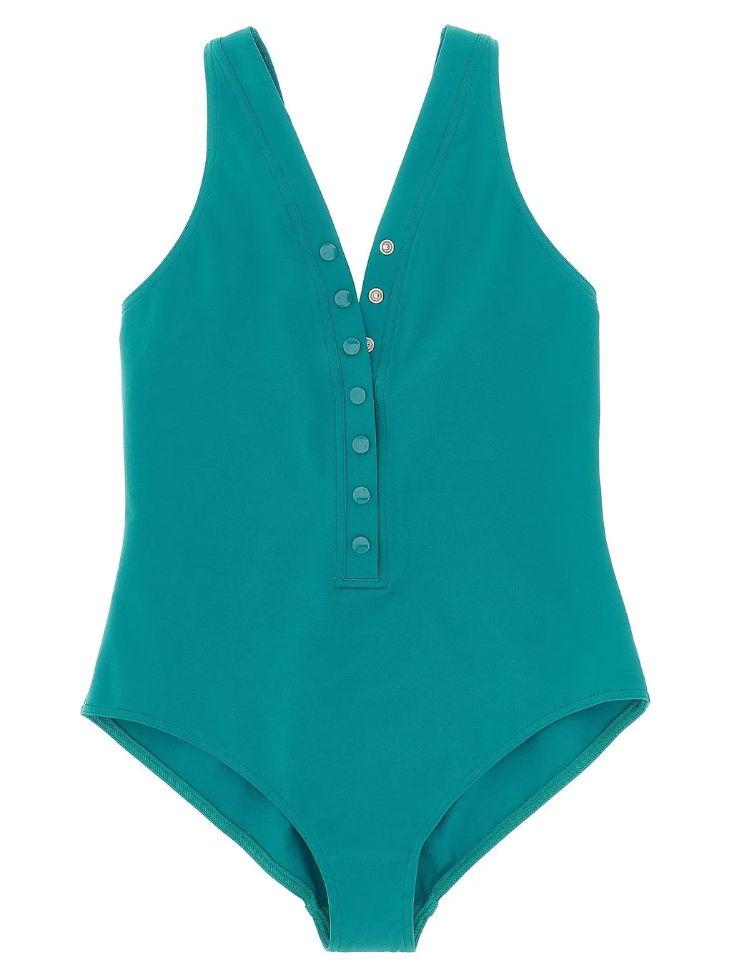 IcÔNe Buttoned One-Piece Swimsuit