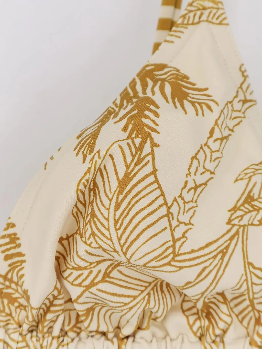 Eres Sea Printed Triangle Bikini Top