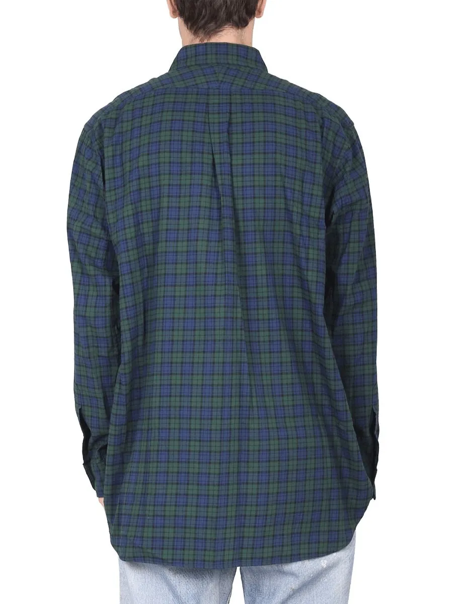 Engineered Garments Checked Oversized Shirt