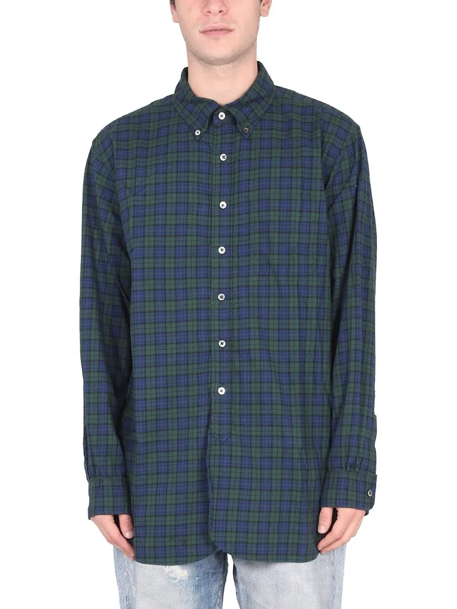 Engineered Garments Checked Oversized Shirt