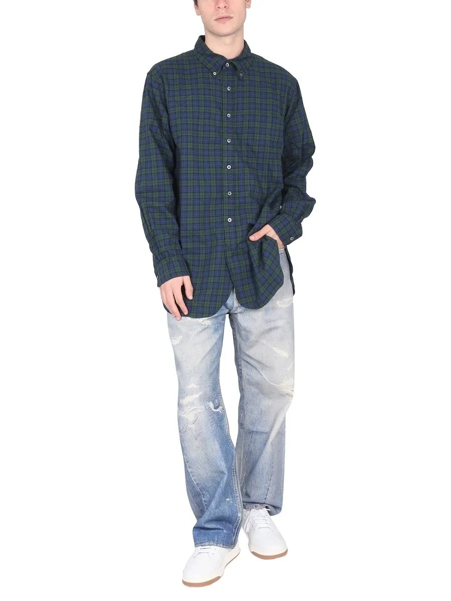 Engineered Garments Checked Oversized Shirt