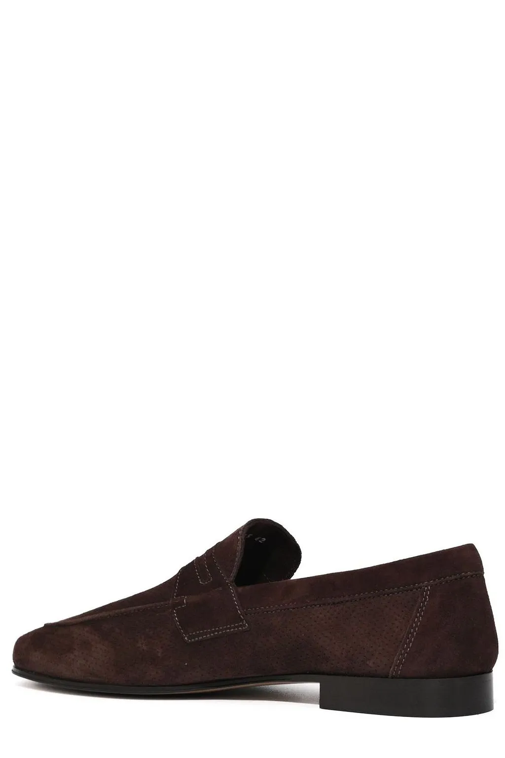 Enry Hobb's Textured Penny Loafers