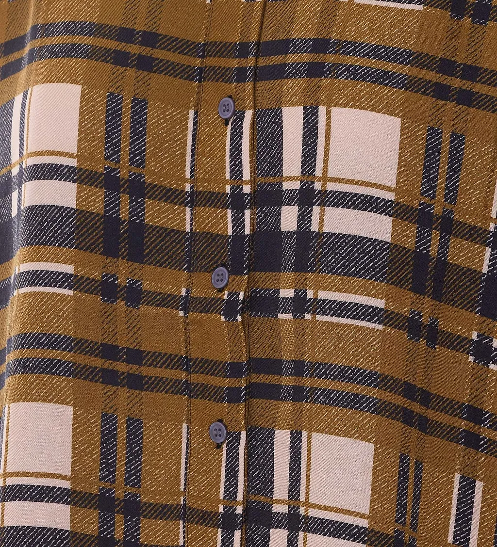 Krispy Checked Button-Up Shirt