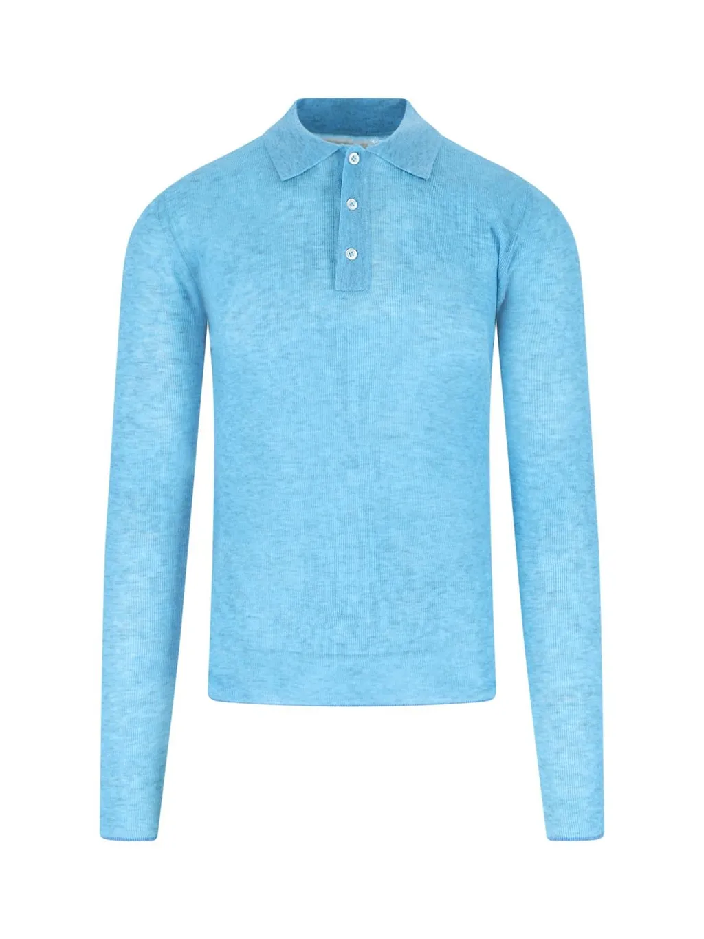 Erl Buttoned Collar Knitted Sweater