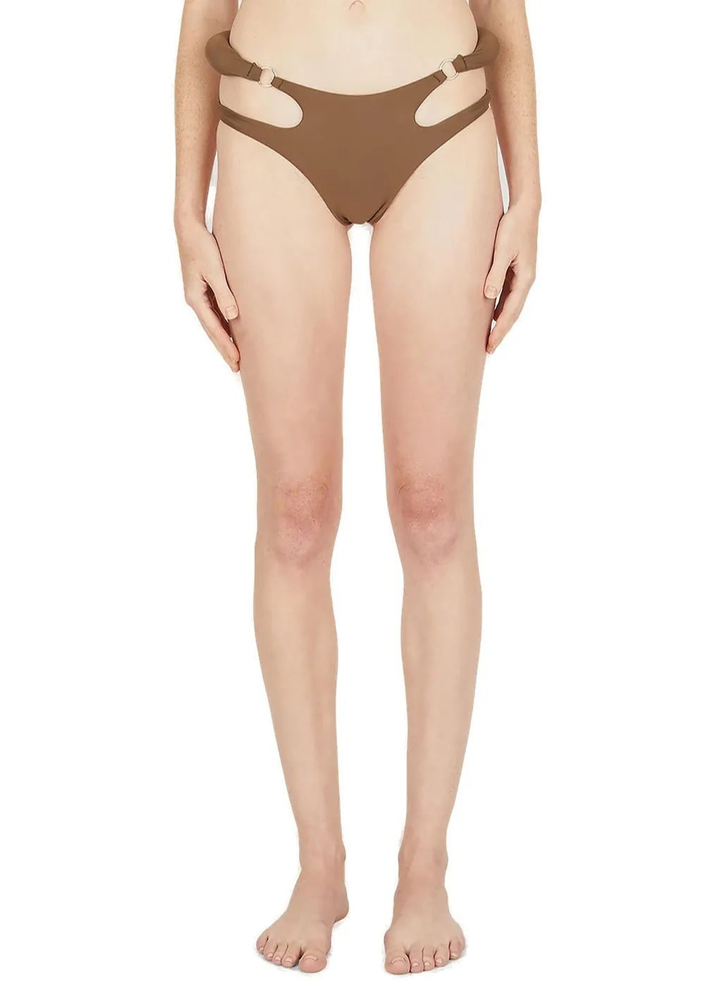 Entire Studios Buckle Detailed Thong Bikini Bottoms