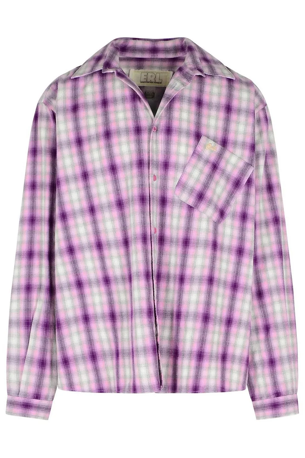 Erl Checkered Buttoned Shirt