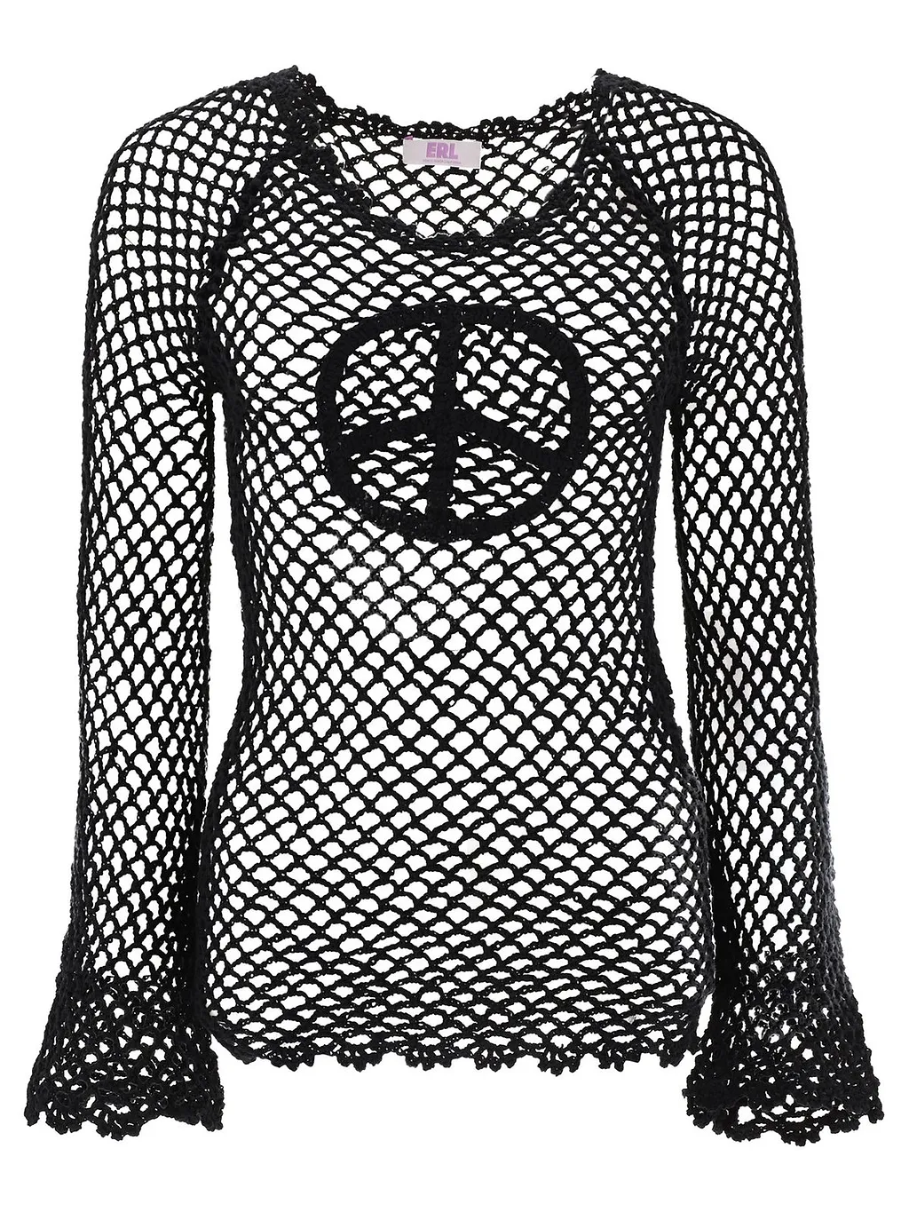 Erl Crewneck Knit Top