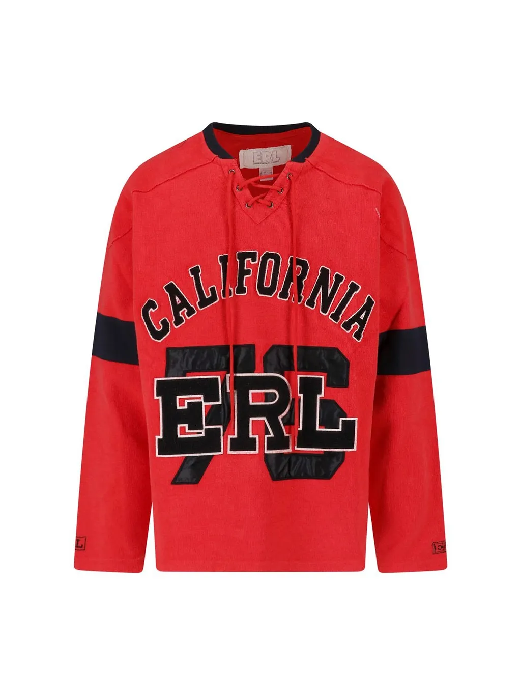 Erl Lace-Up Logo Sweatshirt