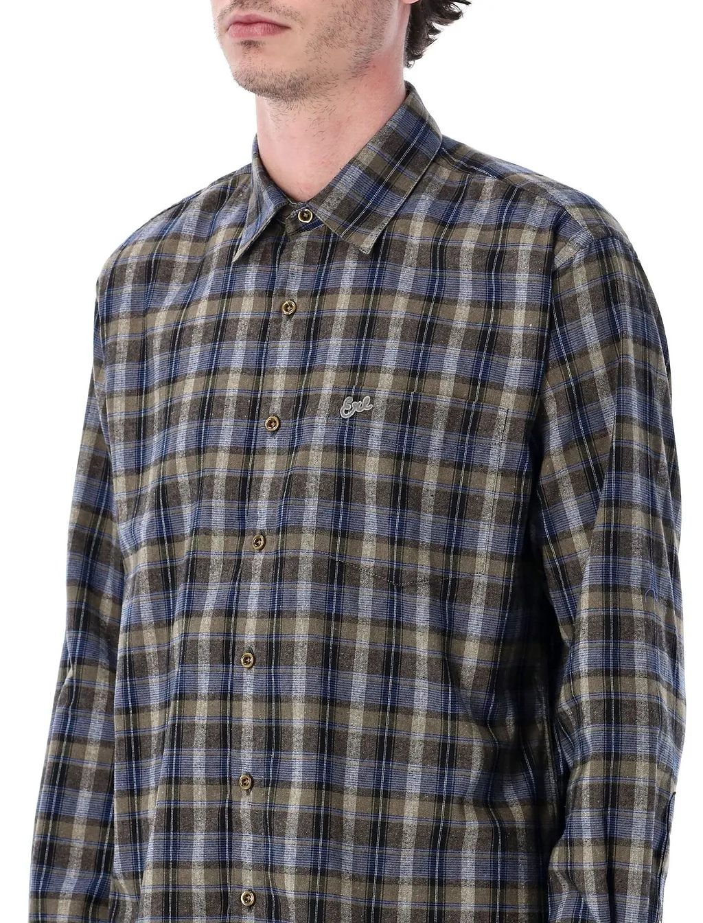 Erl Plaid Long Sleeve Shirt