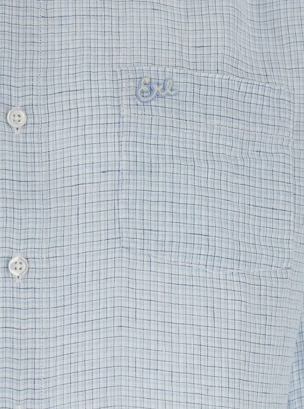 Erl Relaxed Check Linen Shirt