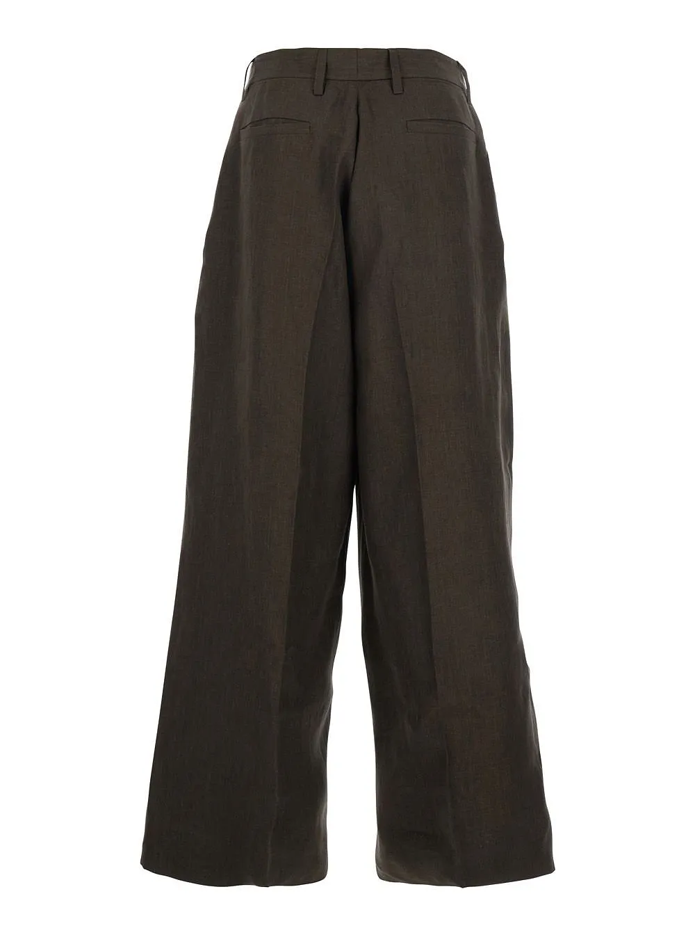 Erl Wide-Leg Linen Pants