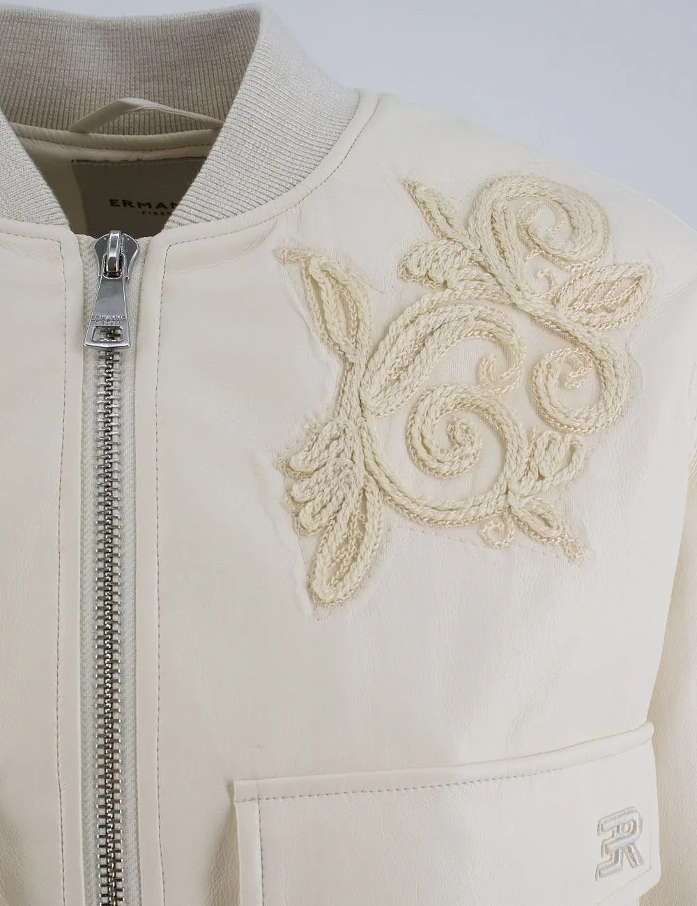 Ermanno Firenze Embroidered Bomber Jacket
