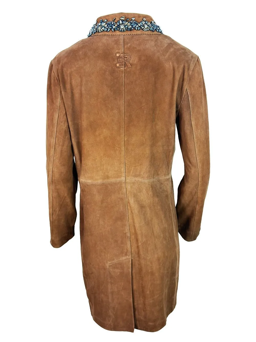 Ermanno Firenze Jewel Collar Coat