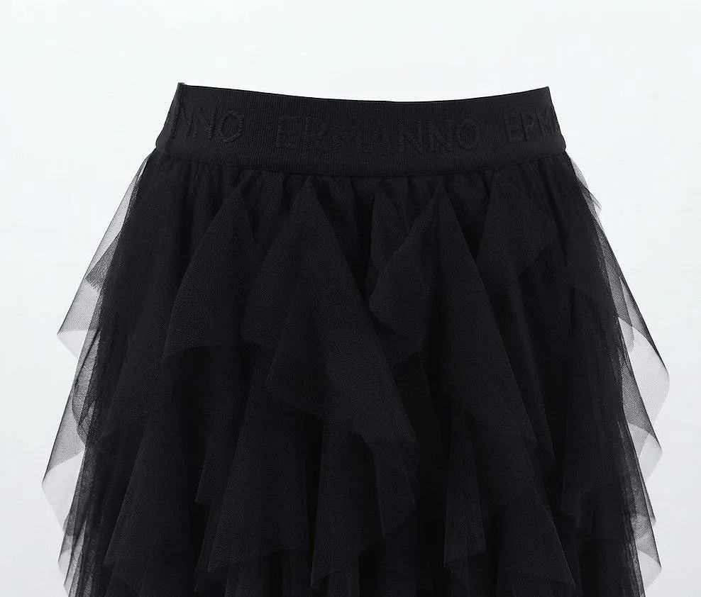 Ermanno Firenze Layered Tulle Maxi Skirt