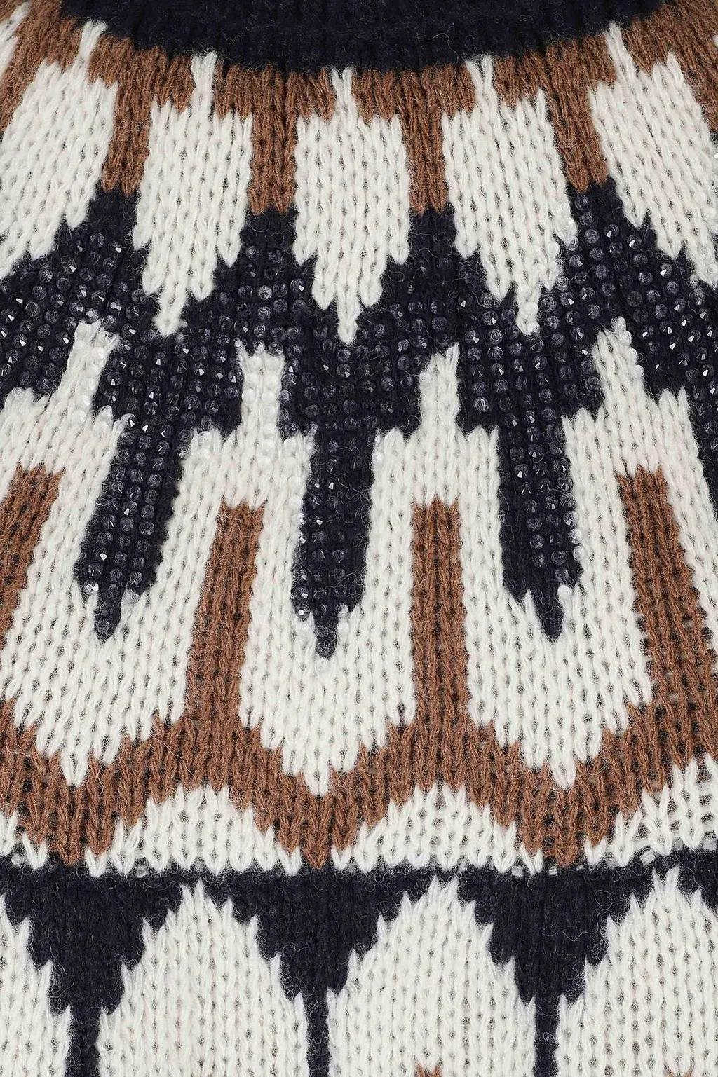 Ermanno Firenze Patterned Turtleneck Sweater