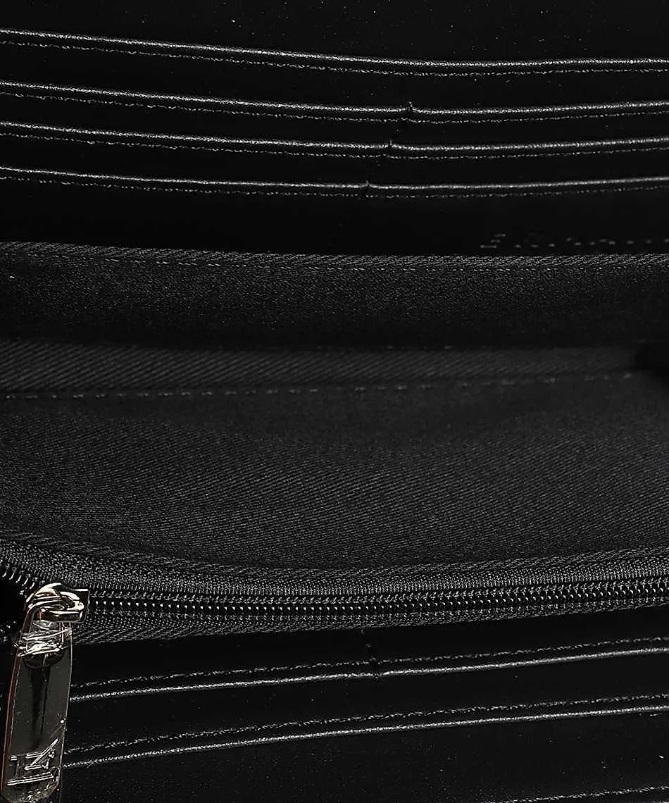 Ermanno Firenze Quilted Zip-Around Wallet