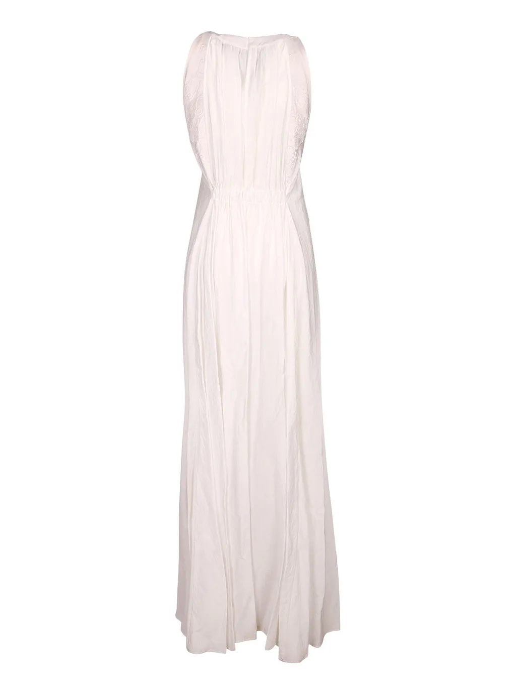 Ermanno Firenze Sleeveless Embroidered Dress
