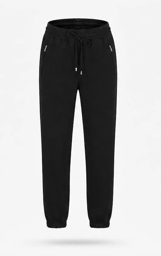 Ermanno Firenze Zip Hem Joggers