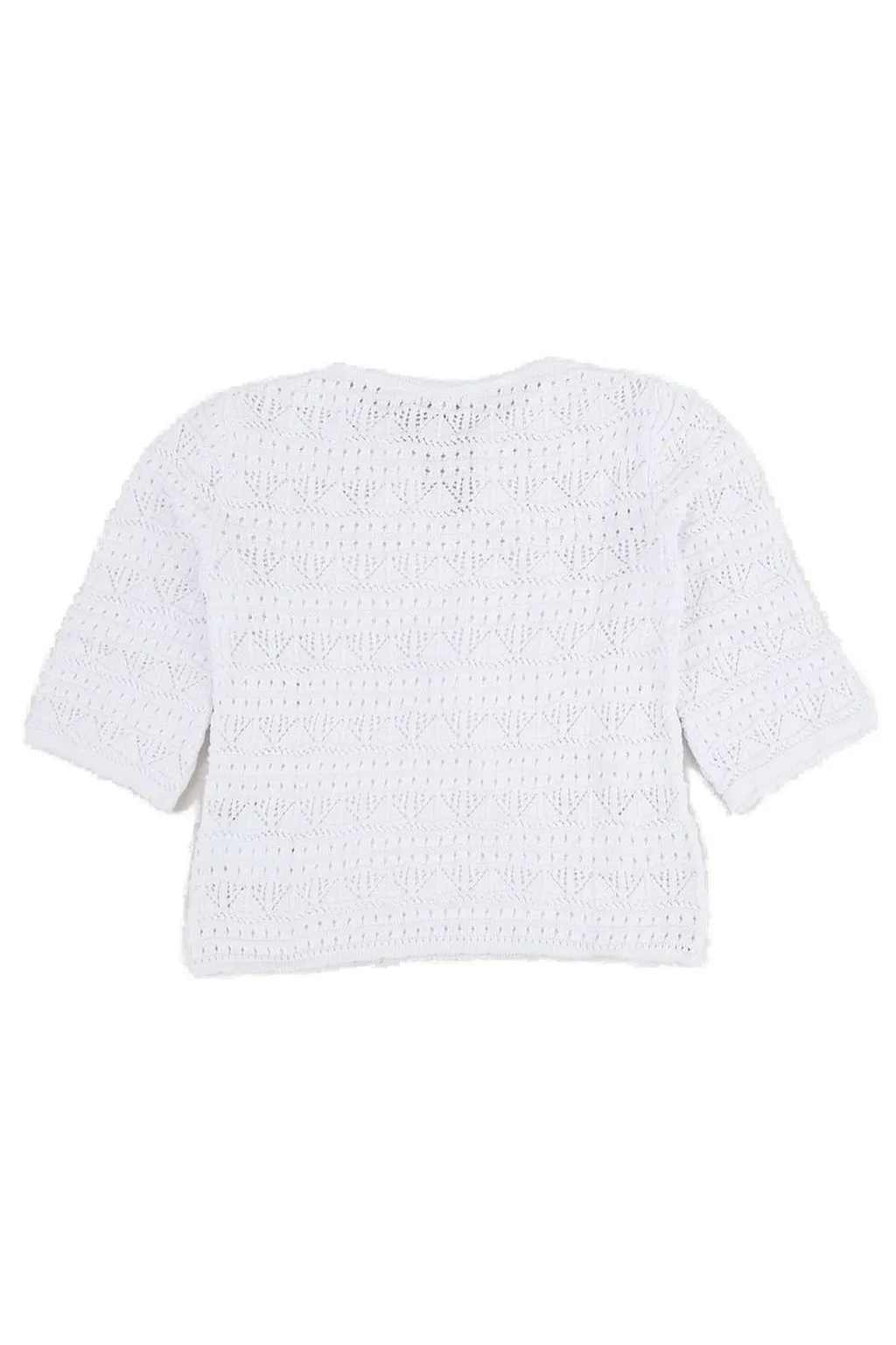 Ermanno Scervino Junior Drawstring Knitted Jumper