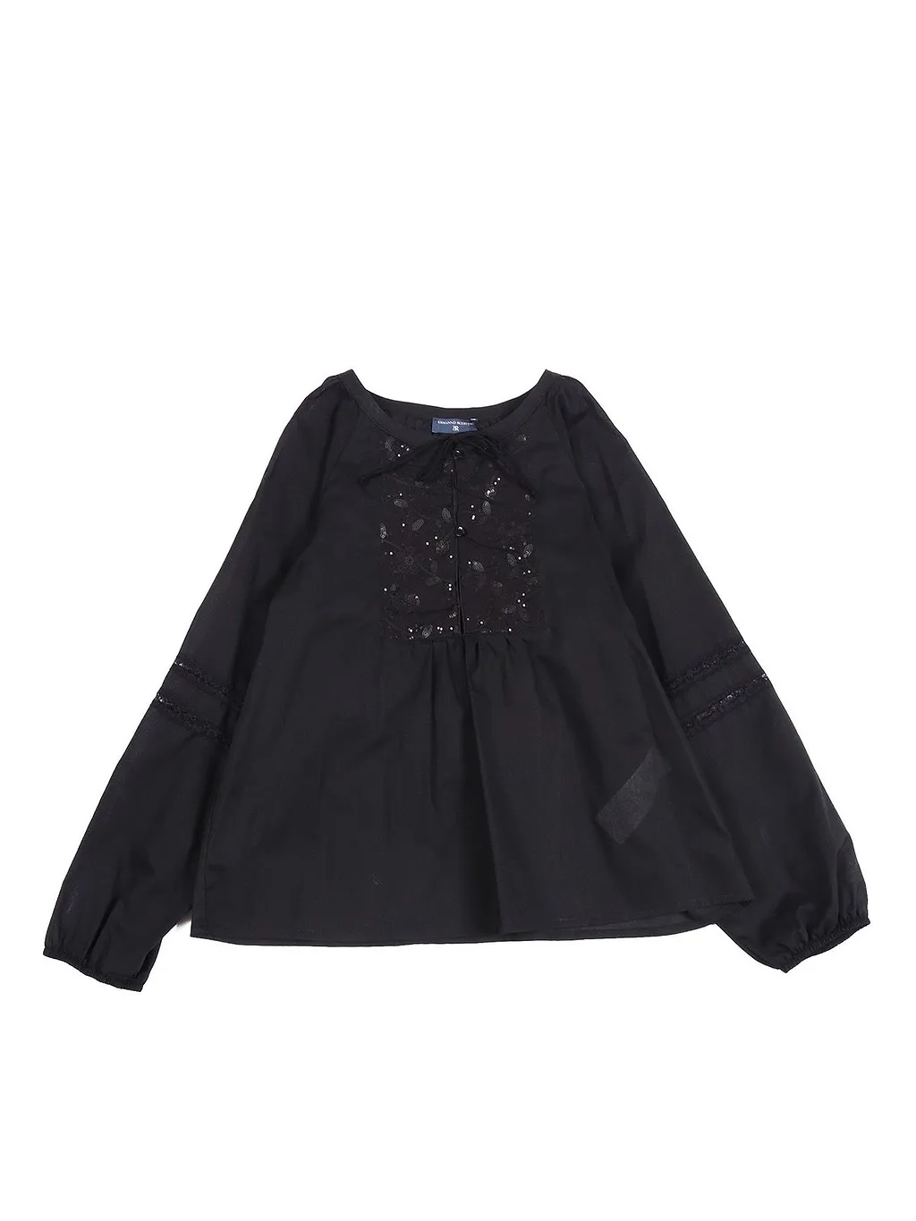 Ermanno Scervino Junior Long-Sleeved Crewneck Blouse