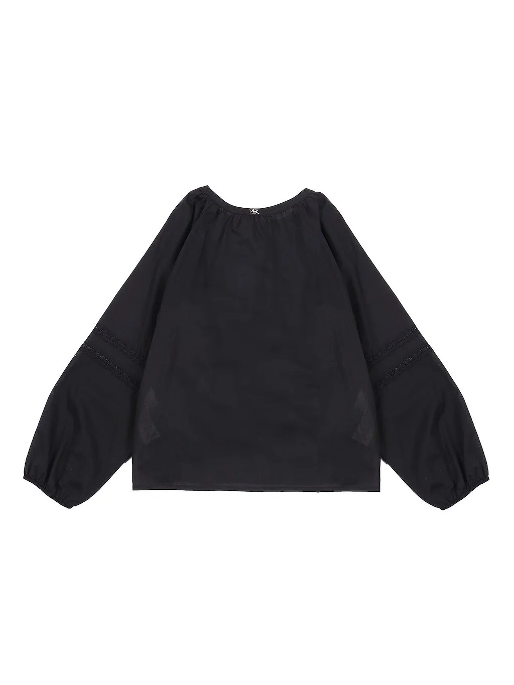 Ermanno Scervino Junior Long-Sleeved Crewneck Blouse