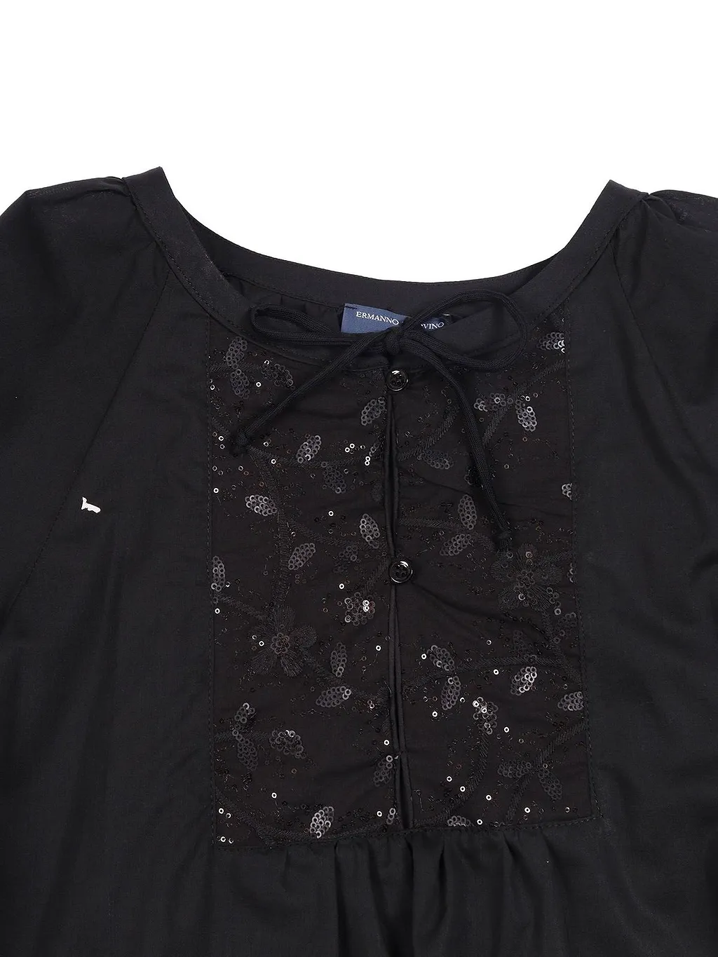 Ermanno Scervino Junior Long-Sleeved Crewneck Blouse