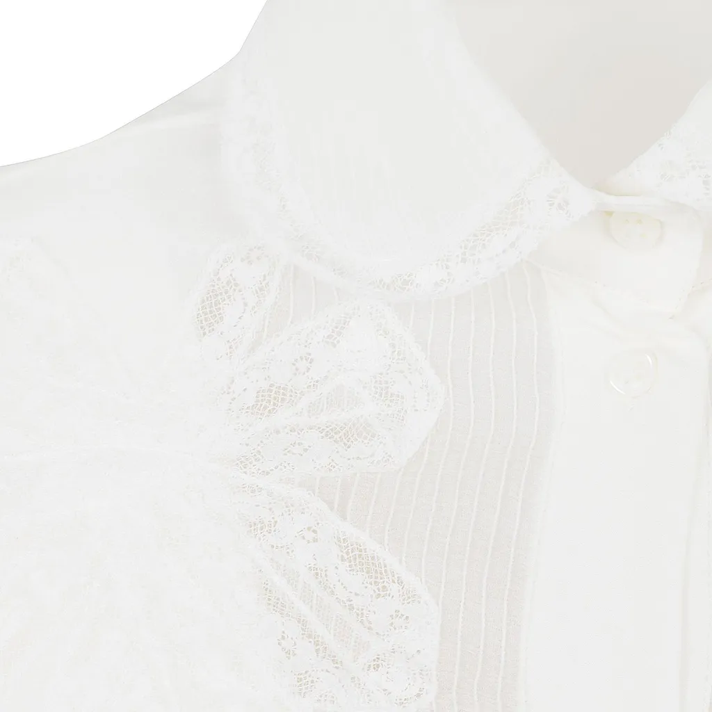 Ermanno Scervino Lace Trim Shirt