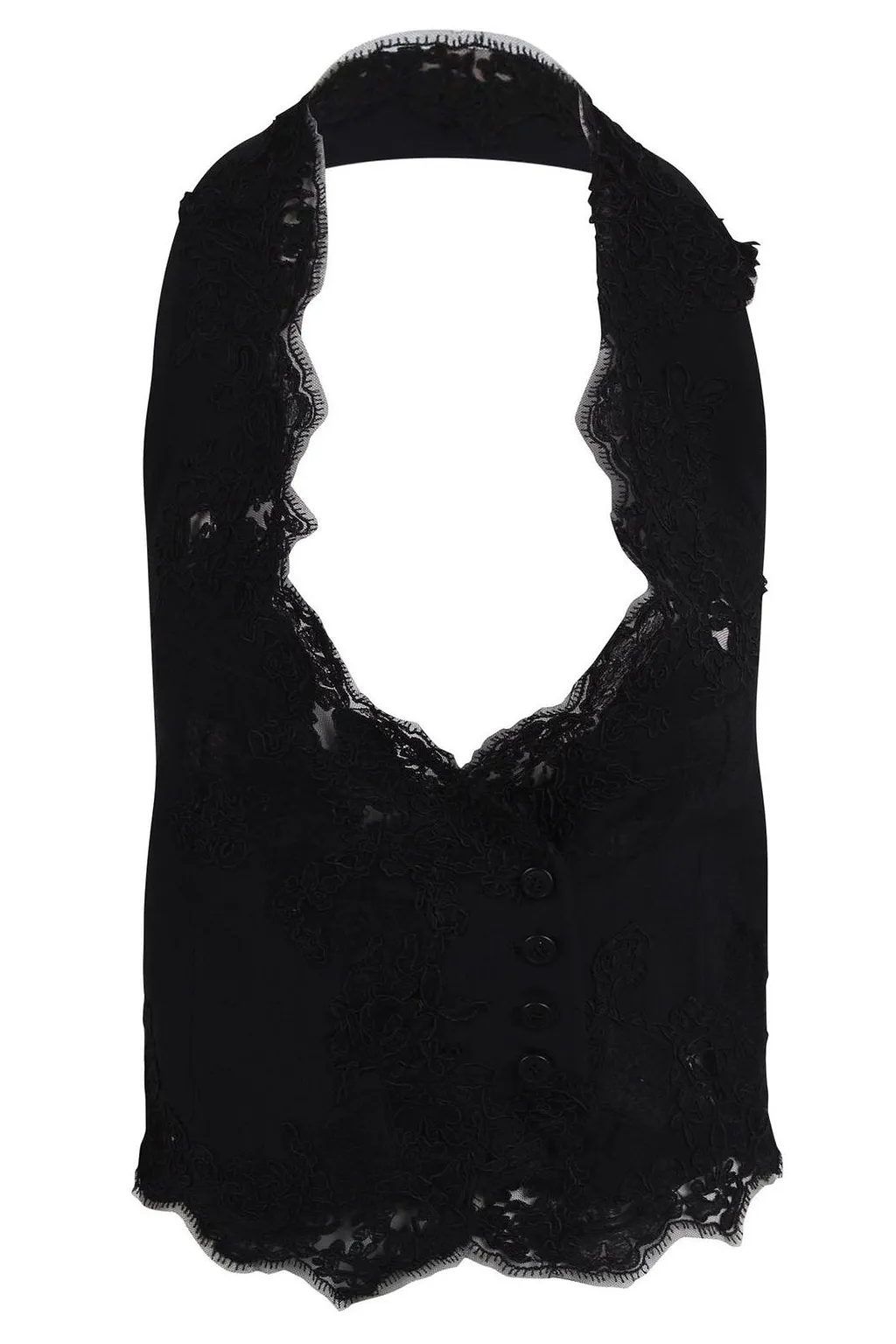 Ermanno Scervino Laced Open Back Vest