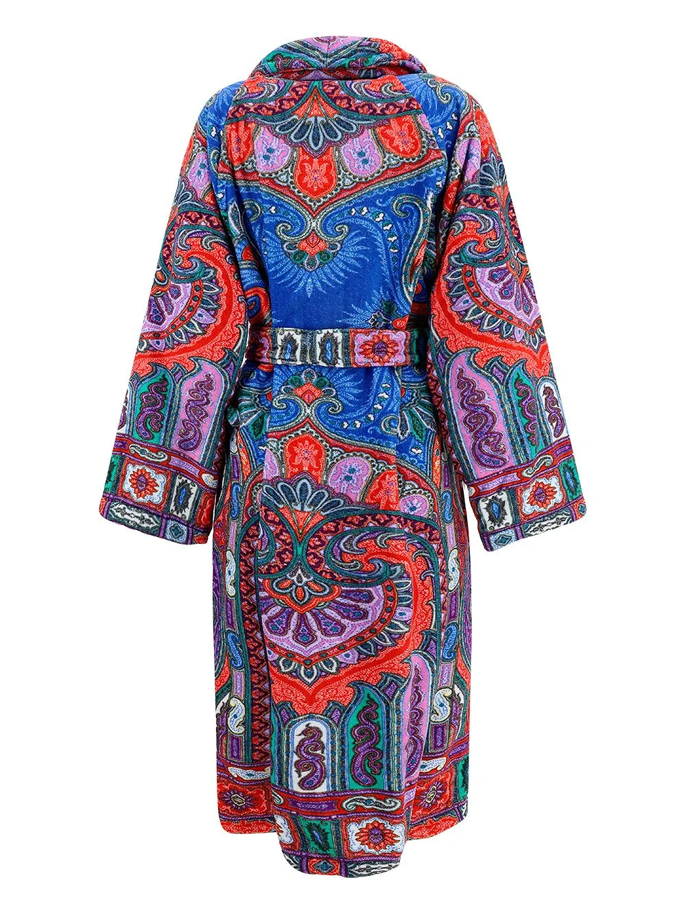 Paisley Pattern Belted Bath Robe