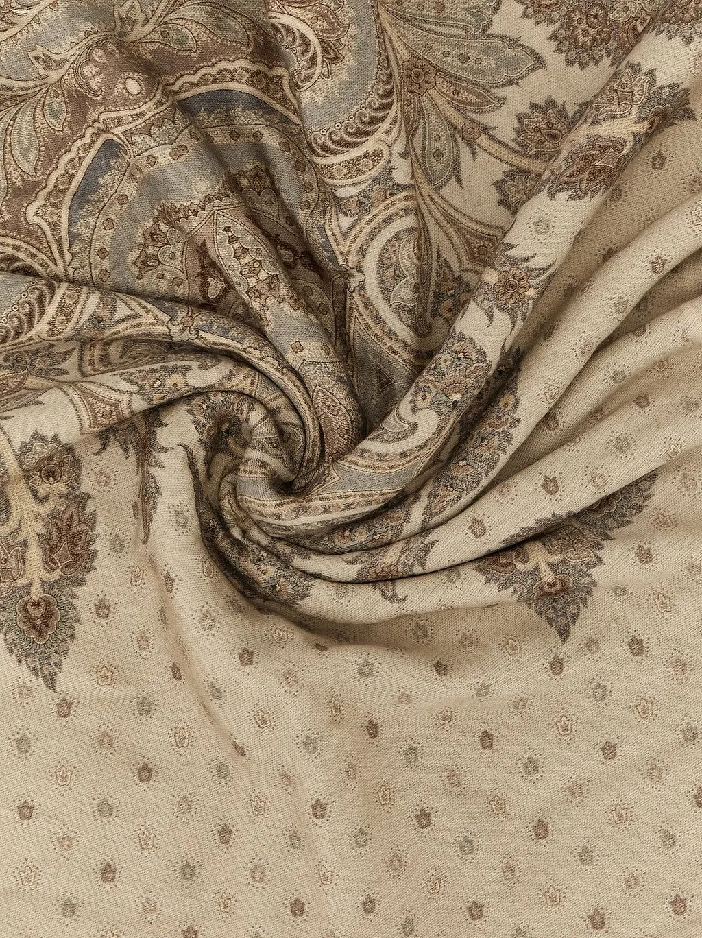 Paisley Fringed Throw