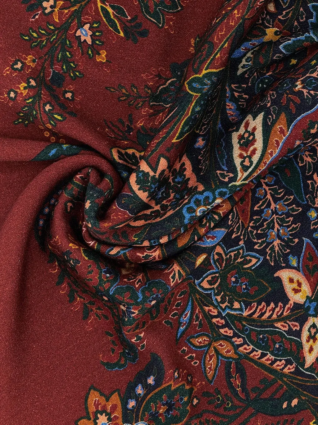 Paisley Wool Throw
