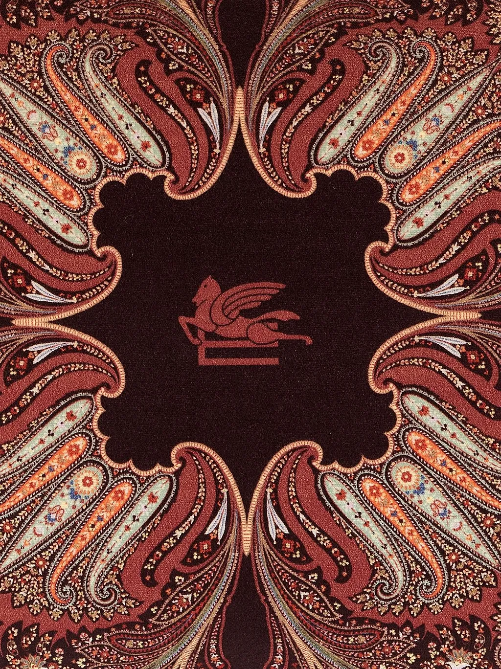 Paisley Velvet Cushion