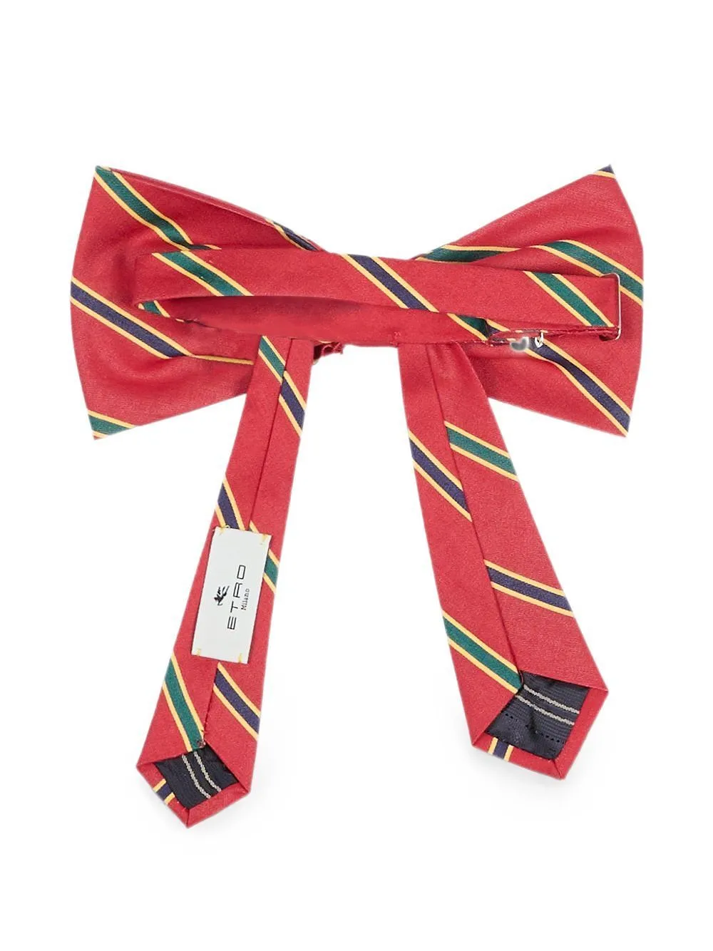 Etro Kids Diagonal Stripe Pattern Bow Tie