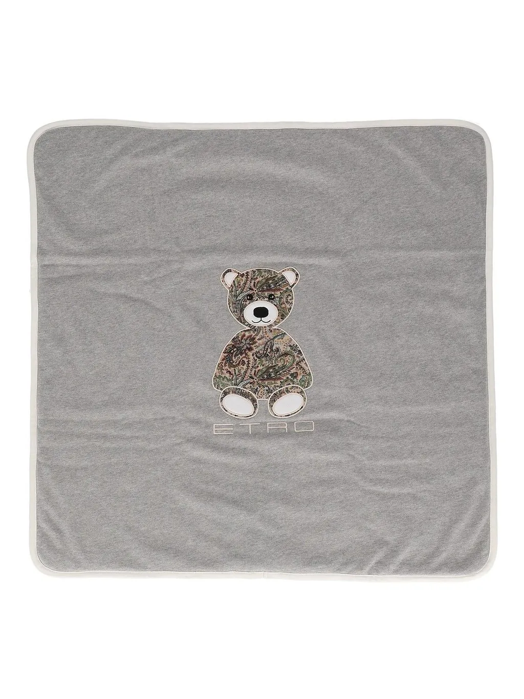Etro Kids Inlaid Teddy Bear Blanket