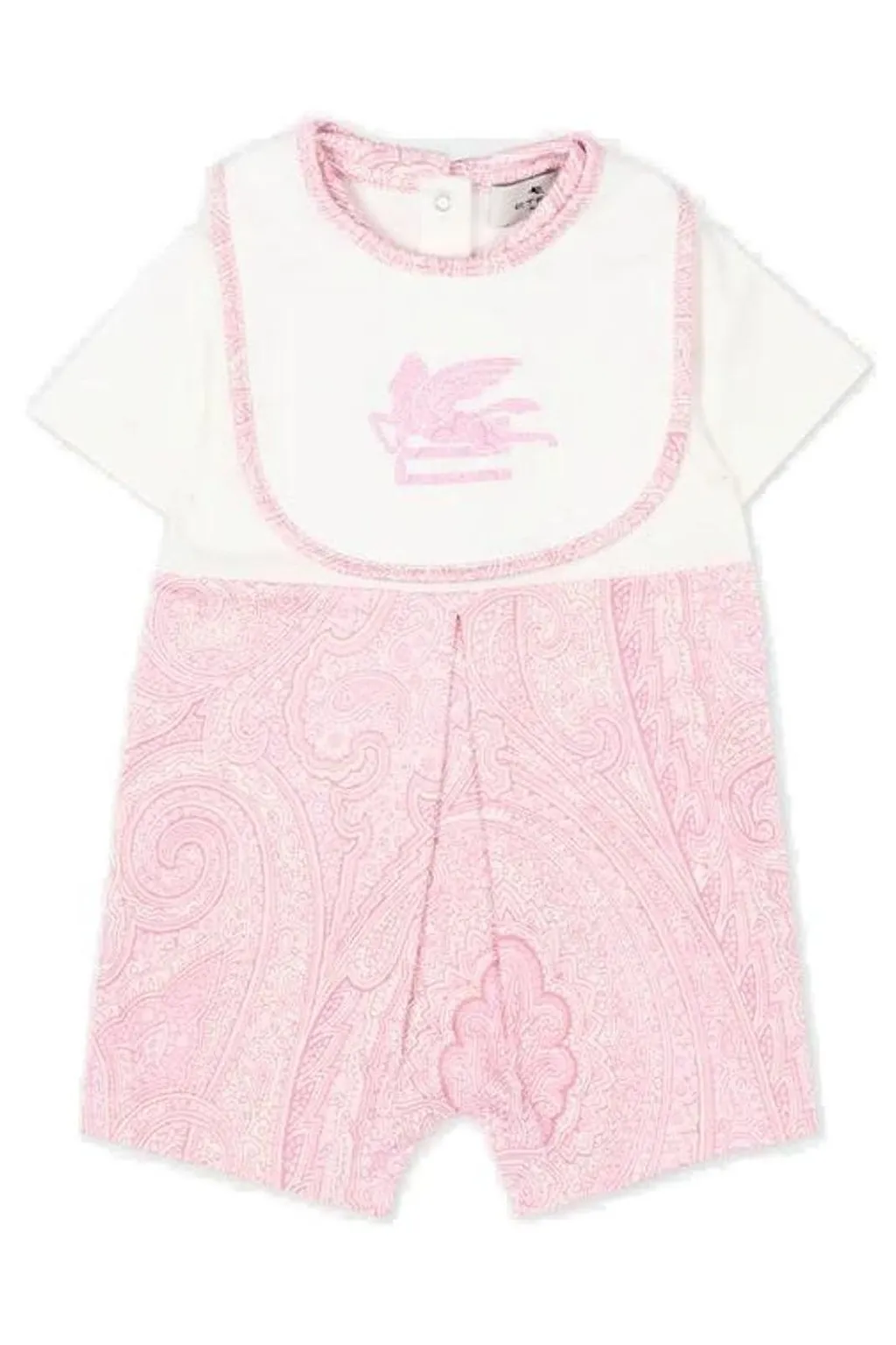 Paisley Collared Short Sleeved Set