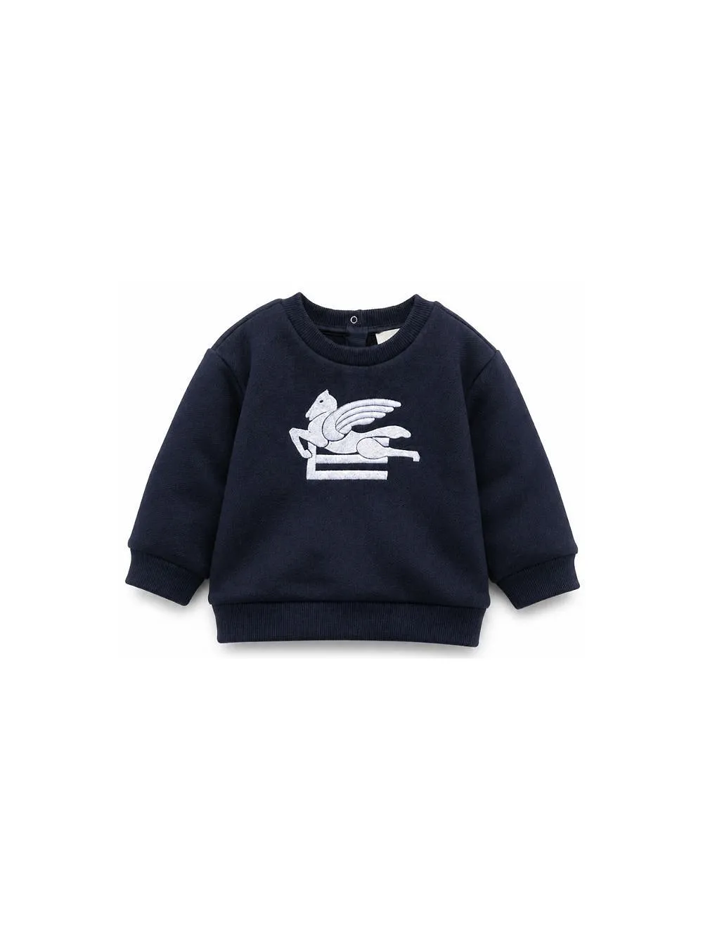 Etro Kids Pegasus Embroidered Crewneck Sweatshirt