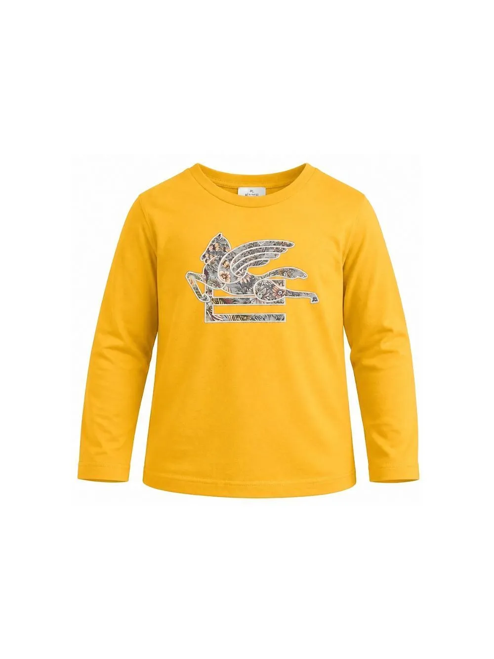 Etro Kids Pegasus-Embroidered Crewneck T-Shirt