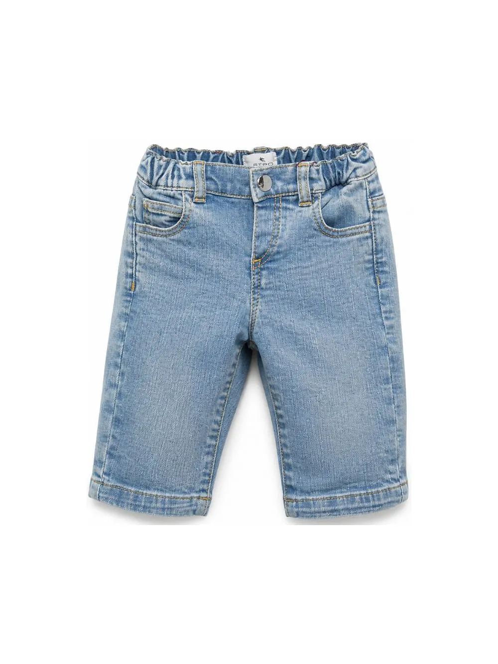 Etro Kids Pegasus-Embroidered Straight Jeans