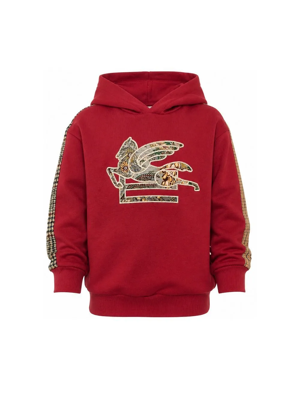 Etro Kids Pegasus-Embroidered Long-Sleeved Hoodie