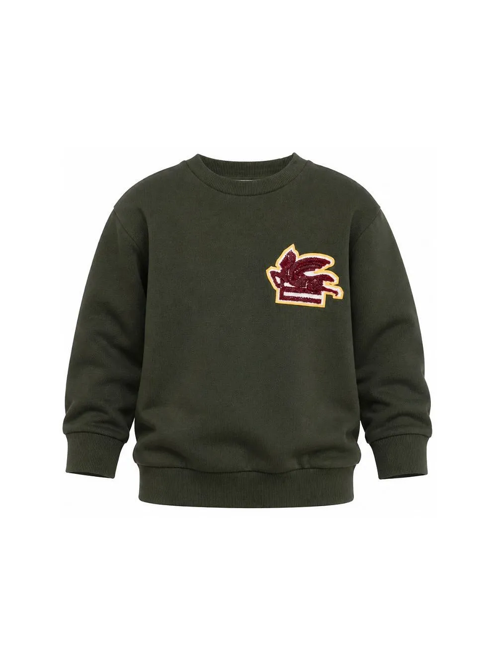 Etro Kids Pegasus Patch Crewneck Sweatshirt