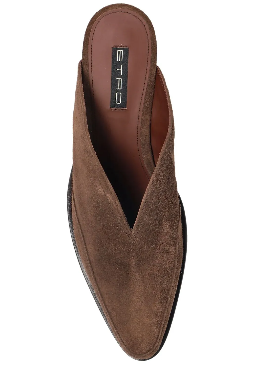 Etro Logo Heel Slip-On Mules