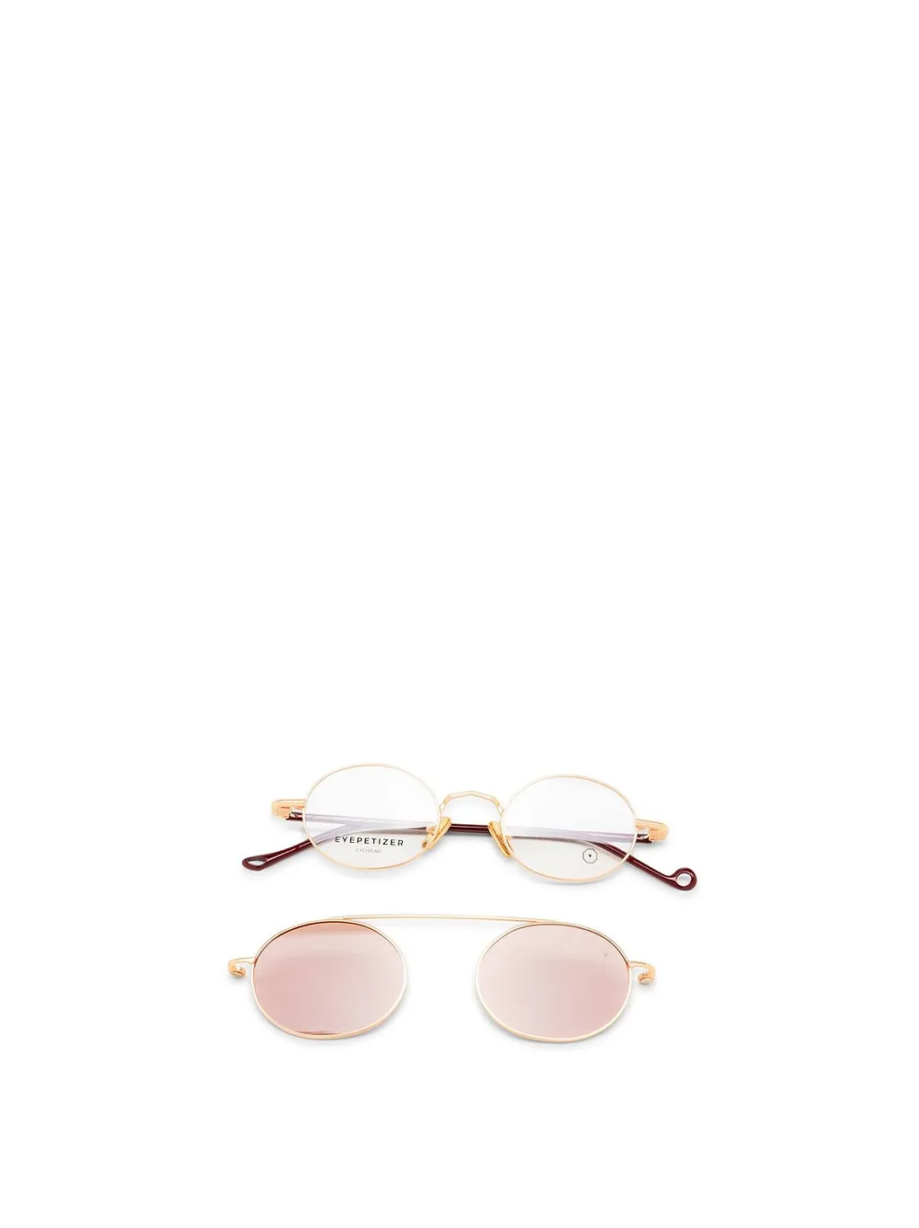 Ginger Pilot Frame Clip On Sunglasses