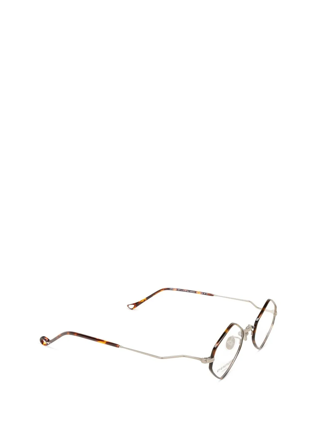 Eyepetizer Leopard Geometric Frame Glasses